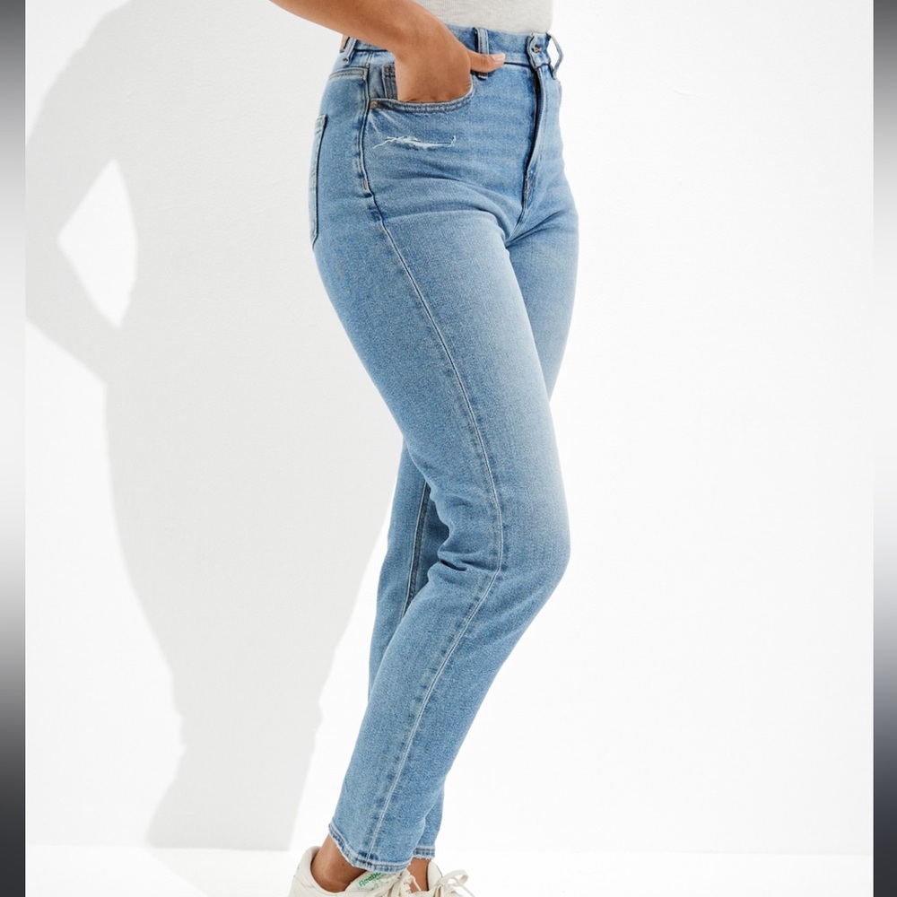 American eagle stretch mom jeans